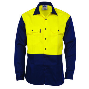 Patron Saint Flame Retardant Two Tone Drill Shirt - L/S
