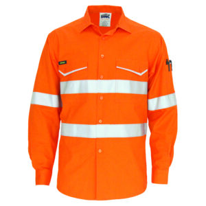 RipStop Cotton Cool Shirt with CSR Reflective Tape, L/S